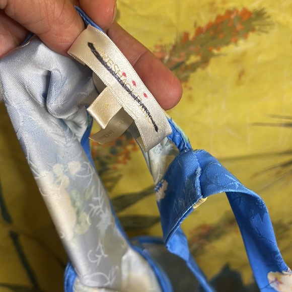 LOVESHACKFANCY Brinda Silk Maxi Dress in
Blueberry Lemonade - Picture 10 of 10